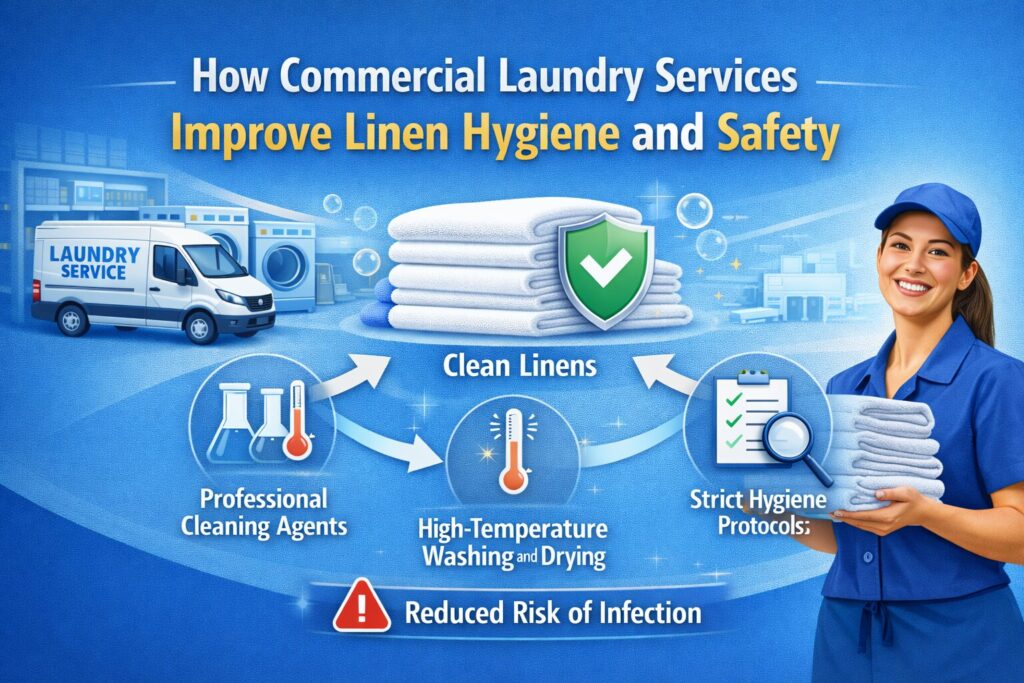 How Commercial Laundry Services Improve Linen Hygiene and Safety