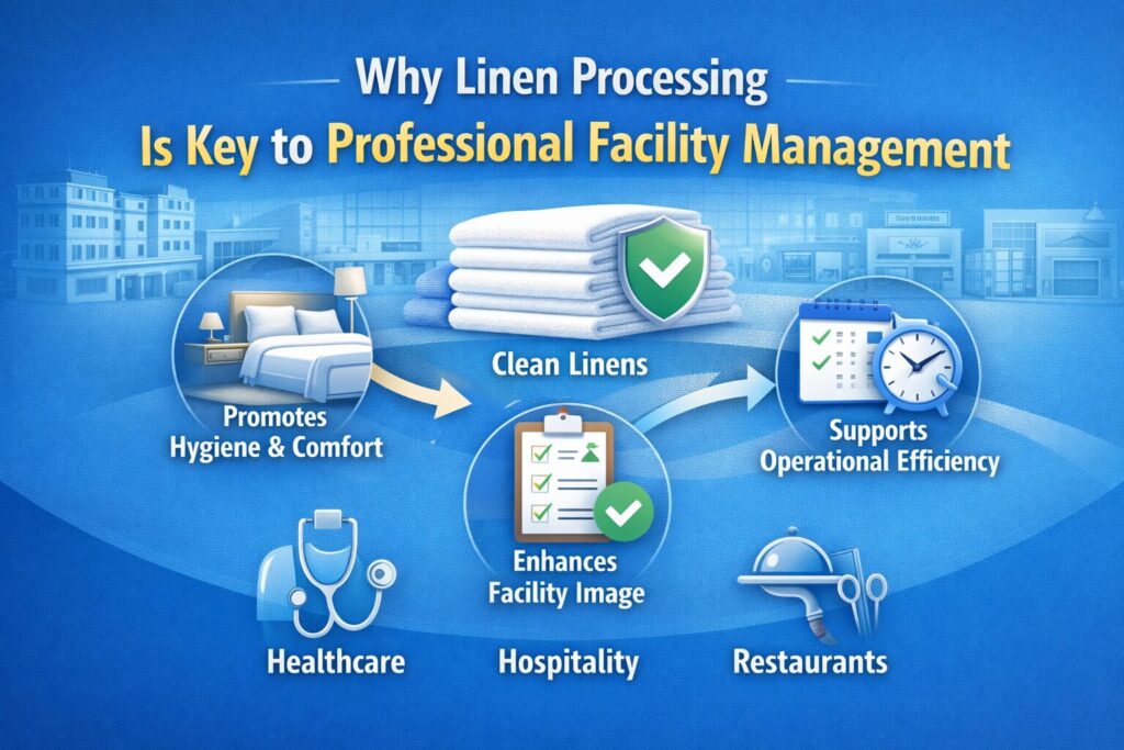 Linen Processing Is Key to Professional Facility Management